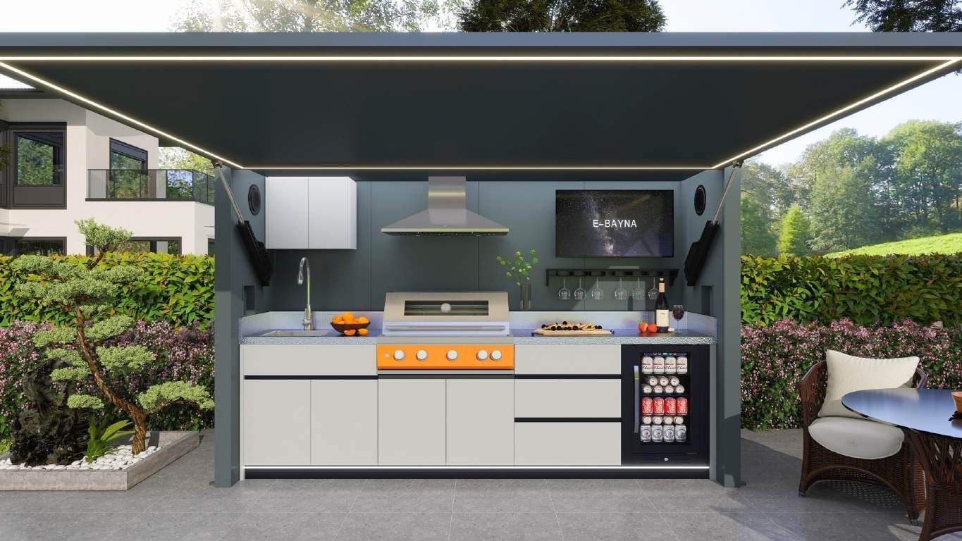 Luxury BBQ Pod outdoor kitchen