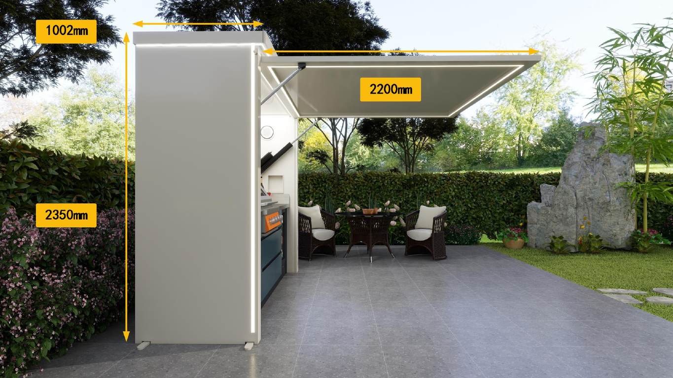 A-Plus dimensions when fully open