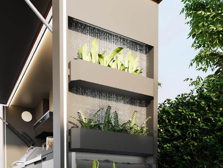 Plant display shelving