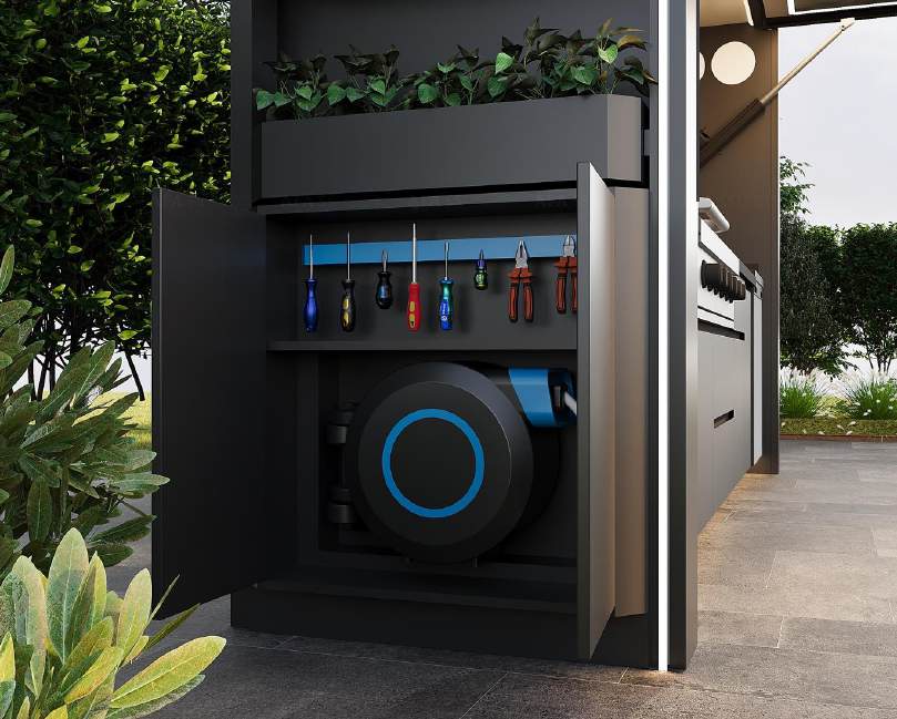 Garden tool storage