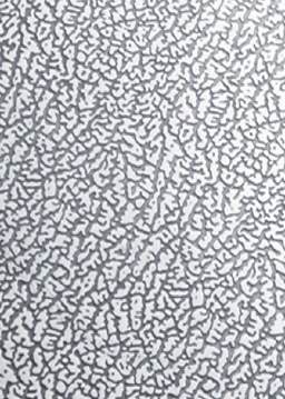 Stainless steel rhino skin texture